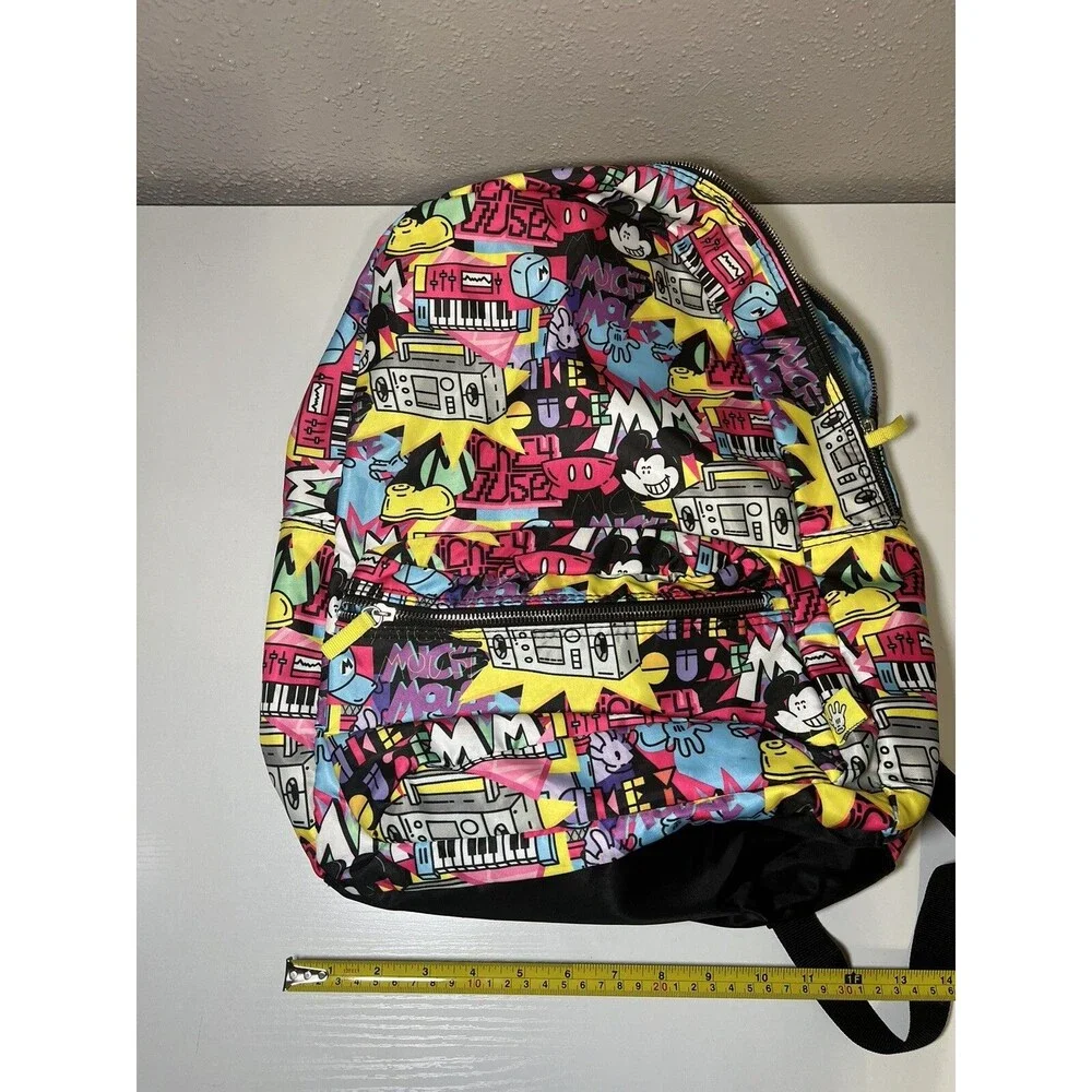 Disney Artist Series Retro Graffiti Mickey Mouse Backpack by Rafael Faria